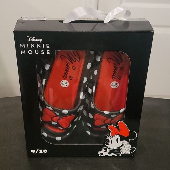 BRAND NEW DISNEY MINNIE MOUSE POLKA DOT SLIPPERS - Picture 14 of 14